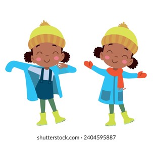 cute boy with scarf, beret and mittens