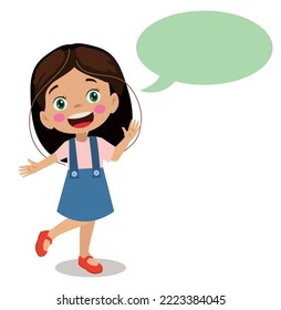 cute boy with speech bubble