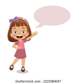 cute boy with speech bubble