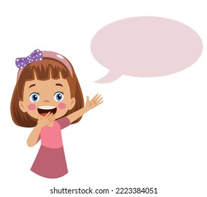 cute boy with speech bubble