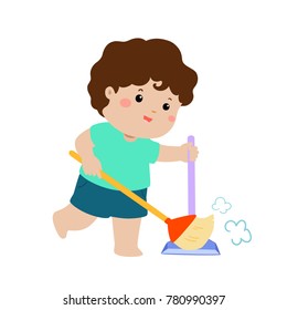 Sad Boy Kid Crying Over Broken Stock Vector (Royalty Free) 1331066483 ...