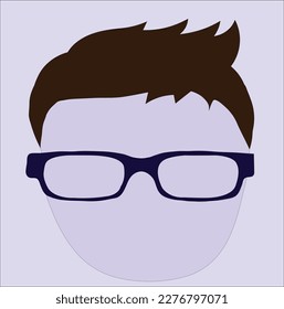 Un niño lindo Vector Avatar Art. Este es un archivo de pasos vectoriales editable.