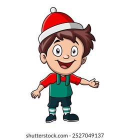 Menino bonito usando palhaço fantasia