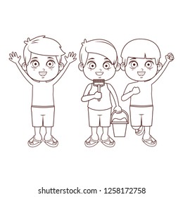 cute boys cartoon