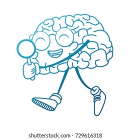 Cute brain searching something