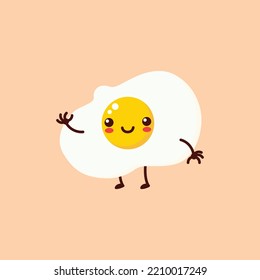 Cute Breakfast Cartoon Sets Smile