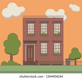 cute brick house