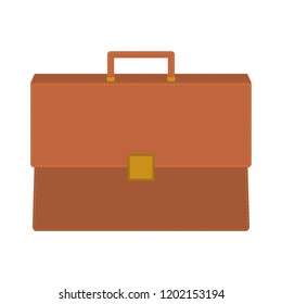 cute briefcase isolated icon