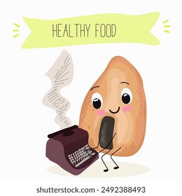 Cute broad beans, broad bean, raw, fava beans, fava bean, vicia faba with different activities, outdoor, sports,musical instrument. Organic food, healthy food.