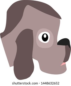 Cute Brown Dog Isolated Vector