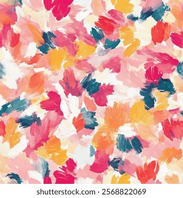Cute brush strokes watercolor background seamless pattern with color brush strokes. watercolor background. Watercolor print in rustic vintage style, textile or wallpapers.