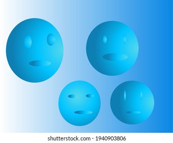 Burbuja de corte, vector de ilustración de colores degradados.