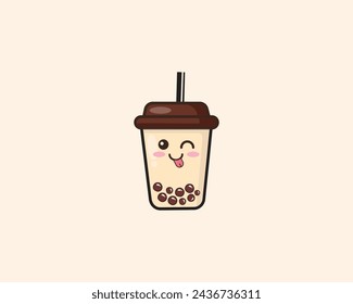 Cute Bubble Tea Boba Design