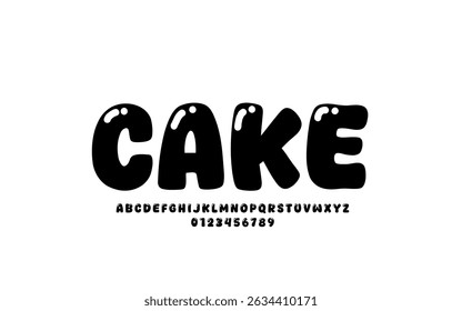 Cute Bubbly Typeface with Soft Rounded Letters Perfect for Kids and Fun Designs
