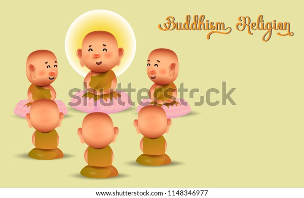 Cute Buddha on Lotus
flower.Happy Buddha's Birthday.Buddha cute cartoon graphic
design
for The important day of Religion.vector cartoon
illustration with yellow
background.