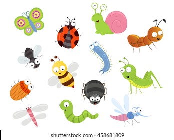 Cute Bug Character Collection