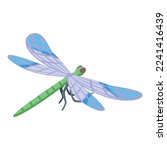 Cute bug icon isometric vector. Wing insect. Macro fly