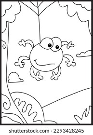 Cute Bugs and Insects Coloring page