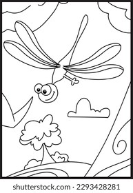 Cute Bugs and Insects Coloring page
