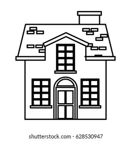 cute building antique icon
