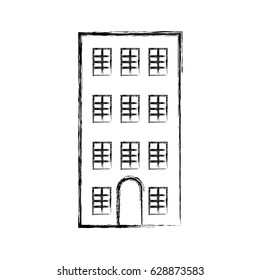 cute building antique icon