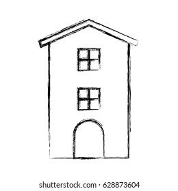 cute building antique icon