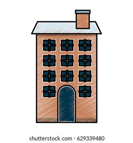 cute building antique icon