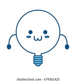 Cute bulb kawaii