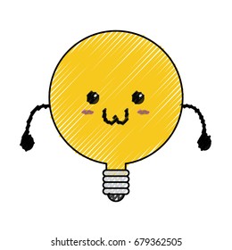 Cute bulb kawaii