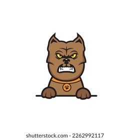 cute bulldog seamless design vector