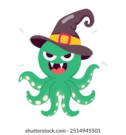 Cute Bundle of Octopus Flat Stickers 

