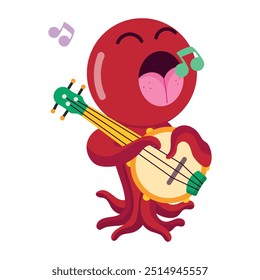 Cute Bundle of Octopus Flat Stickers 

