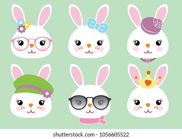 Cute Bunnies, Vector Design