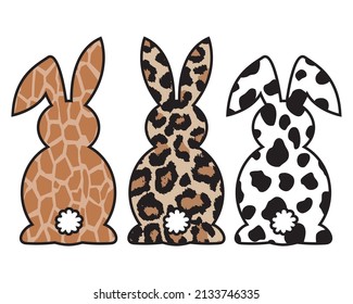 Cute Bunny Animal Print Collection Set
