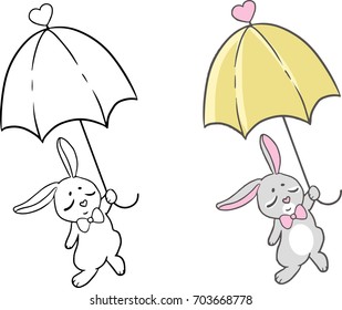 Cute bunny art