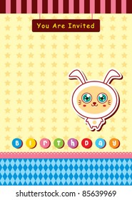 cute bunny birthday