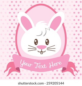 cute bunny card 