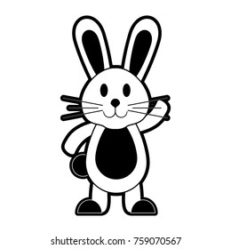 Cute bunny cartoon
