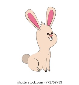 Cute bunny cartoon