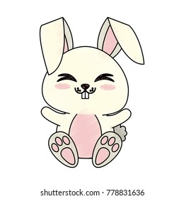 Cute bunny cartoon