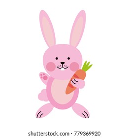 Cute bunny cartoon