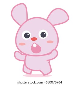 Cute bunny cartoon collection style Cute bunny cartoon collection style