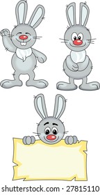 Cute bunny character