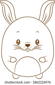 cute bunny drawing skitch for coloring big for Easter day