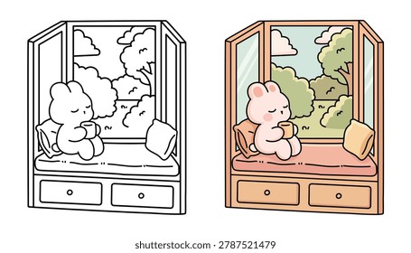 A Cute Bunny and
