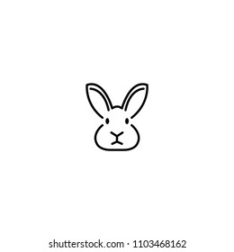 Rabbit Face Outline Images Stock Photos Vectors Shutterstock