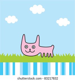 cute bunny holiday