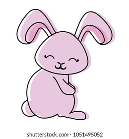 Cute bunny icon
