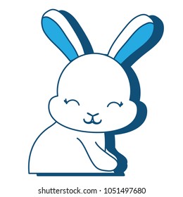 Cute bunny icon