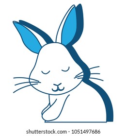 Cute bunny icon